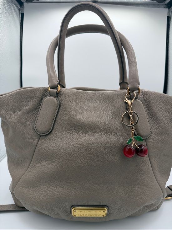 Marc By Marc Jacobs Handbags - Marc by Marc Jacobs Leather Shoulder Hobo Bag Taupe
